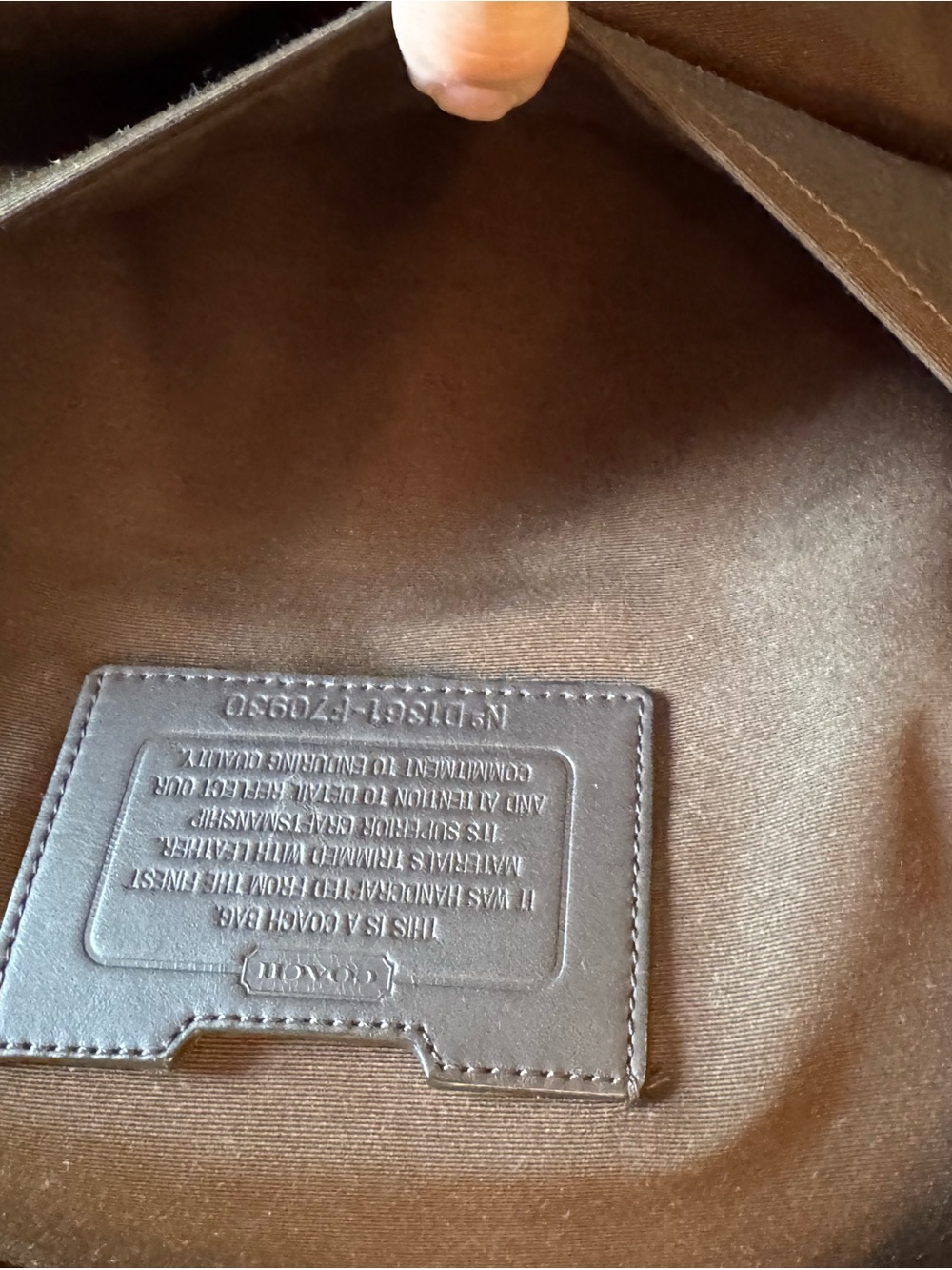 Coach Camden F70930 Tan And Brown Slingback Backpack Canvas And Leather - Picture 11 of 15